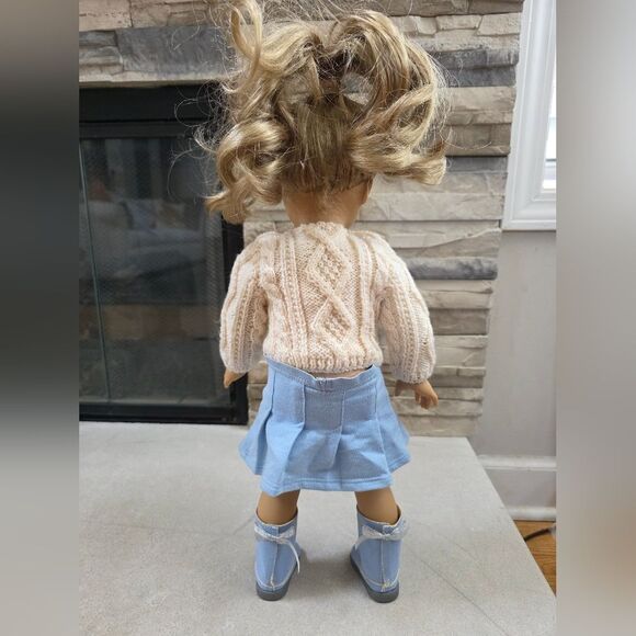 American Girl 18"  Doll Blonde Hair Isabelle Doll Brown Eyes Pleasant Co Vtg - Picture 10 of 15